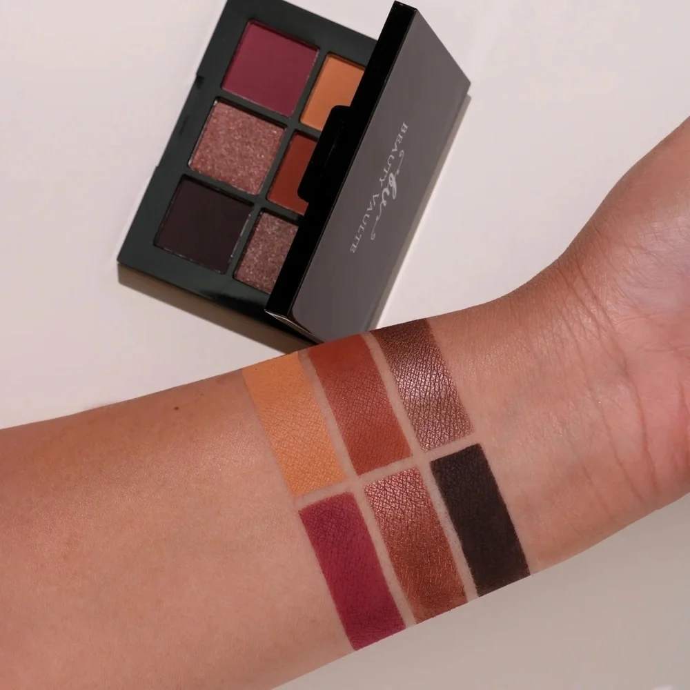 BEAUTY VAULT BV Regal Palette Eyeshadow Palette 6 High pigmented Vibrant Shades